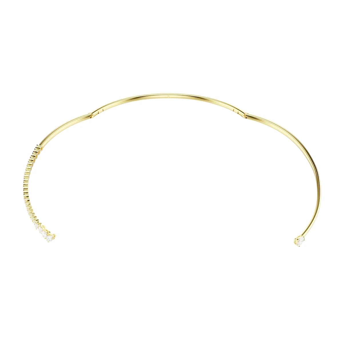 Swarovski Mesmera choker Mixed cuts White 18ct gold finish