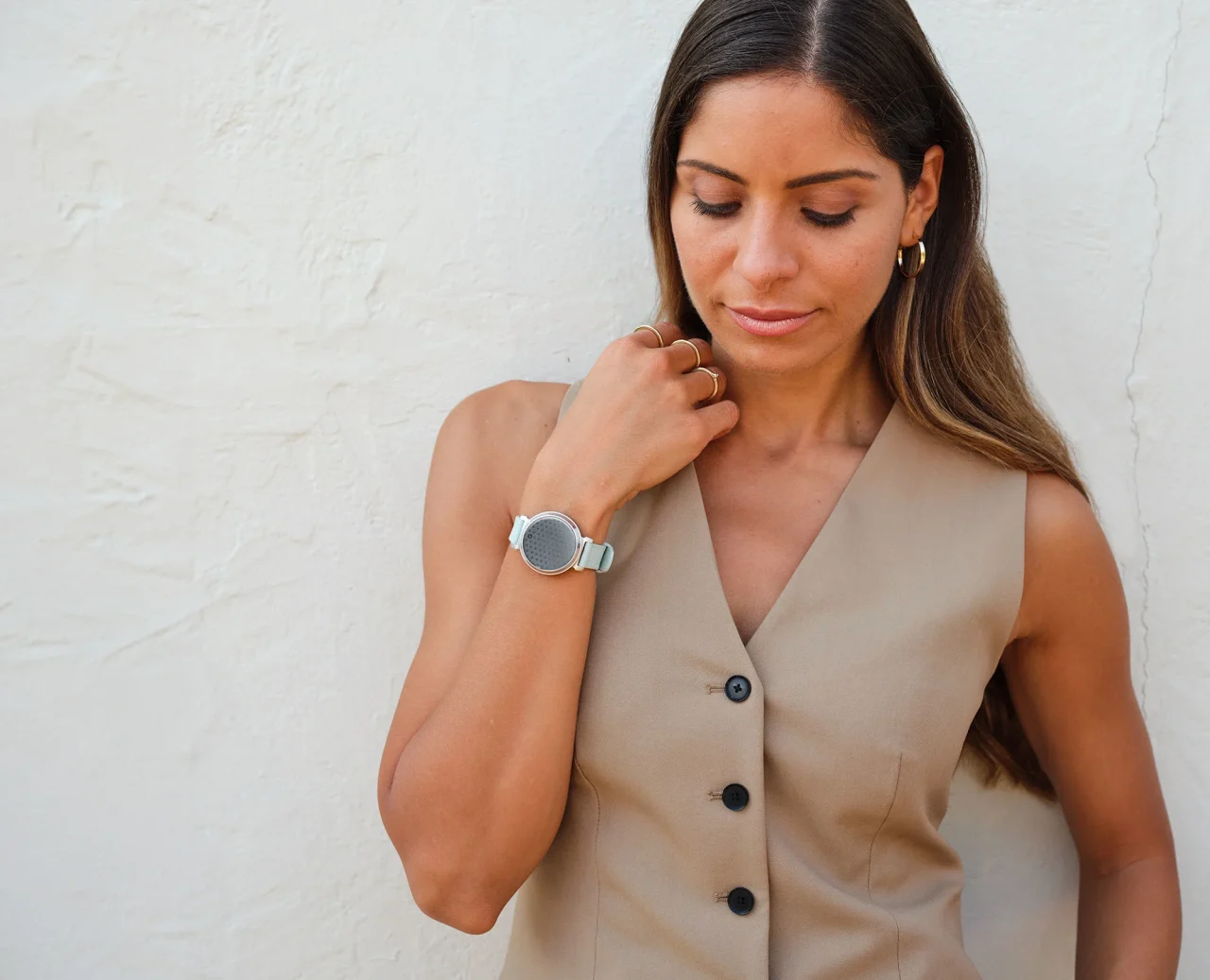 Garmin Lily® 2 Classic Dark Bronze with Mulberry Leather Band