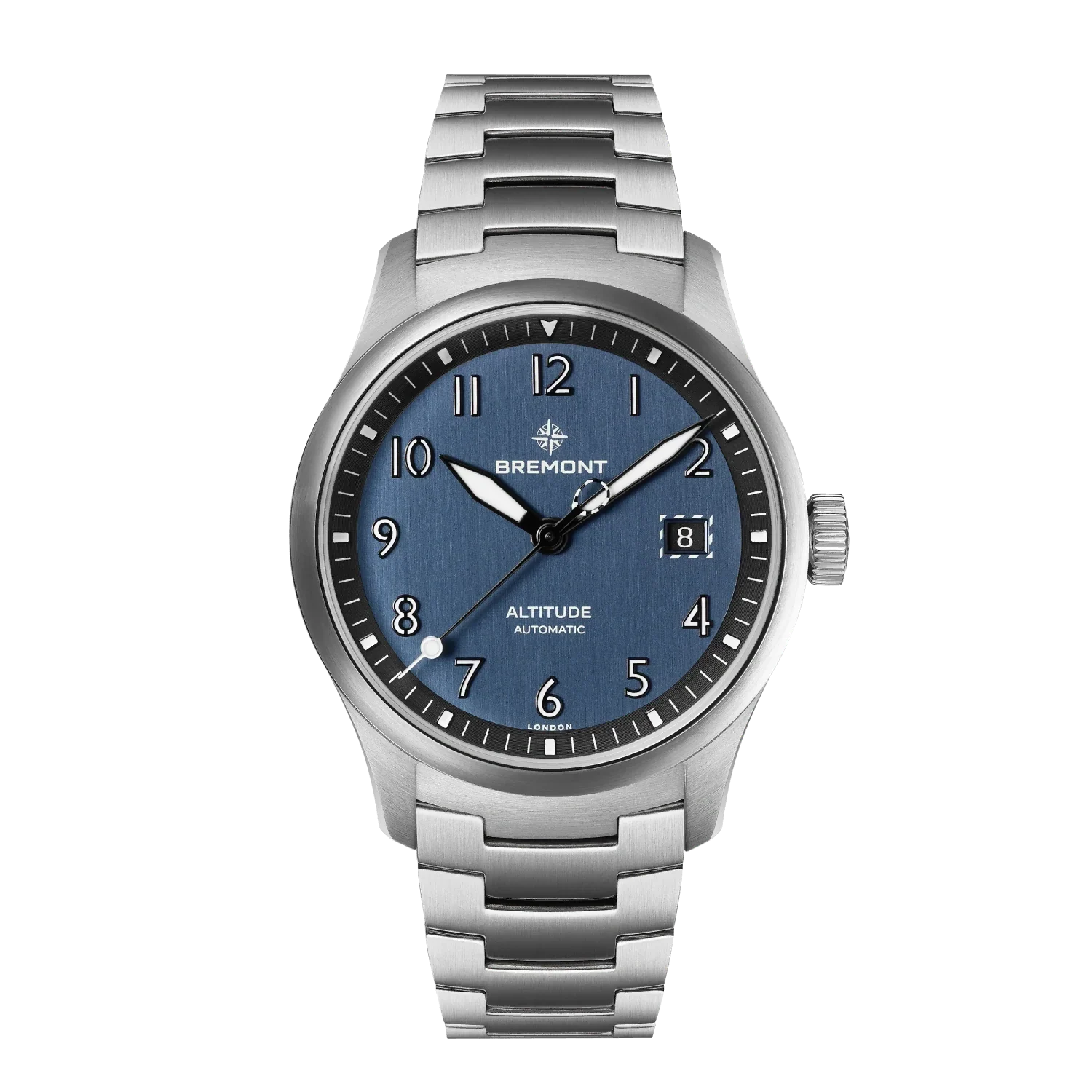 Bremont Altitude 39 Date, Blue Dial, Bracelet