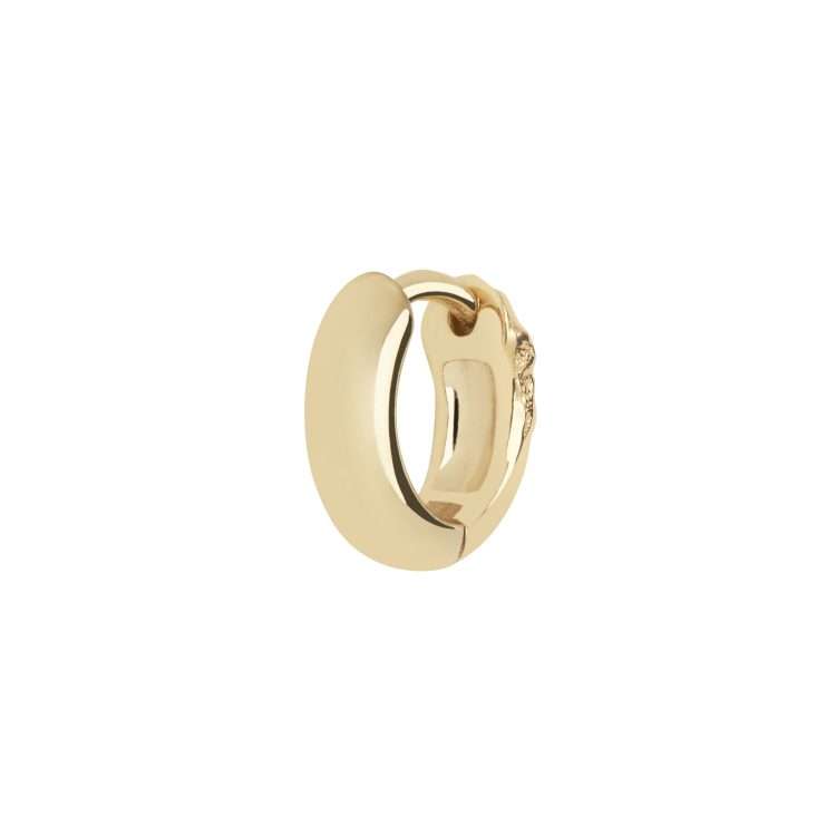 Maria Black Axton 9 Huggie, Gold Plated