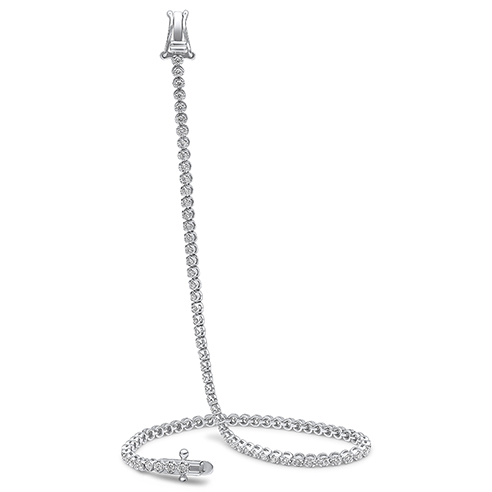 Rivoli Platinum Diamond Tennis Bracelet