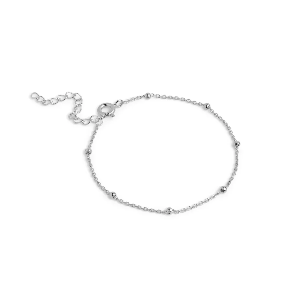 Enamel Copenhagen Beaded Chain Bracelet, Sterling Silver