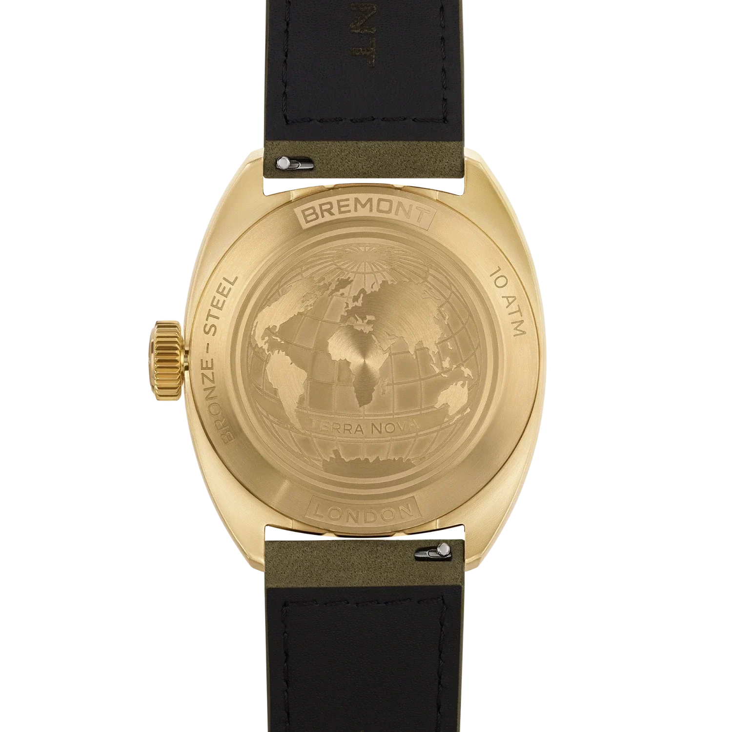 Bremont Terra Nova 40.5 Date Bronze, Green Gradient Dial, Leather Strap
