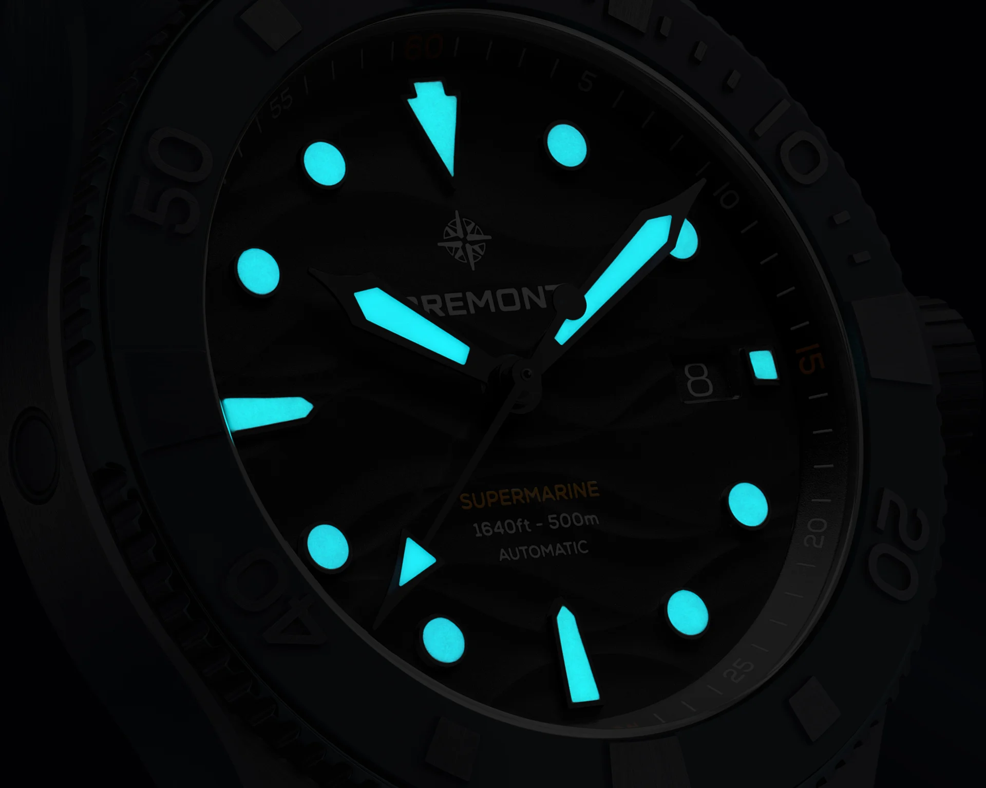 Bremont Supermarine Full Ceramic, Tactical Black, Leather Strap