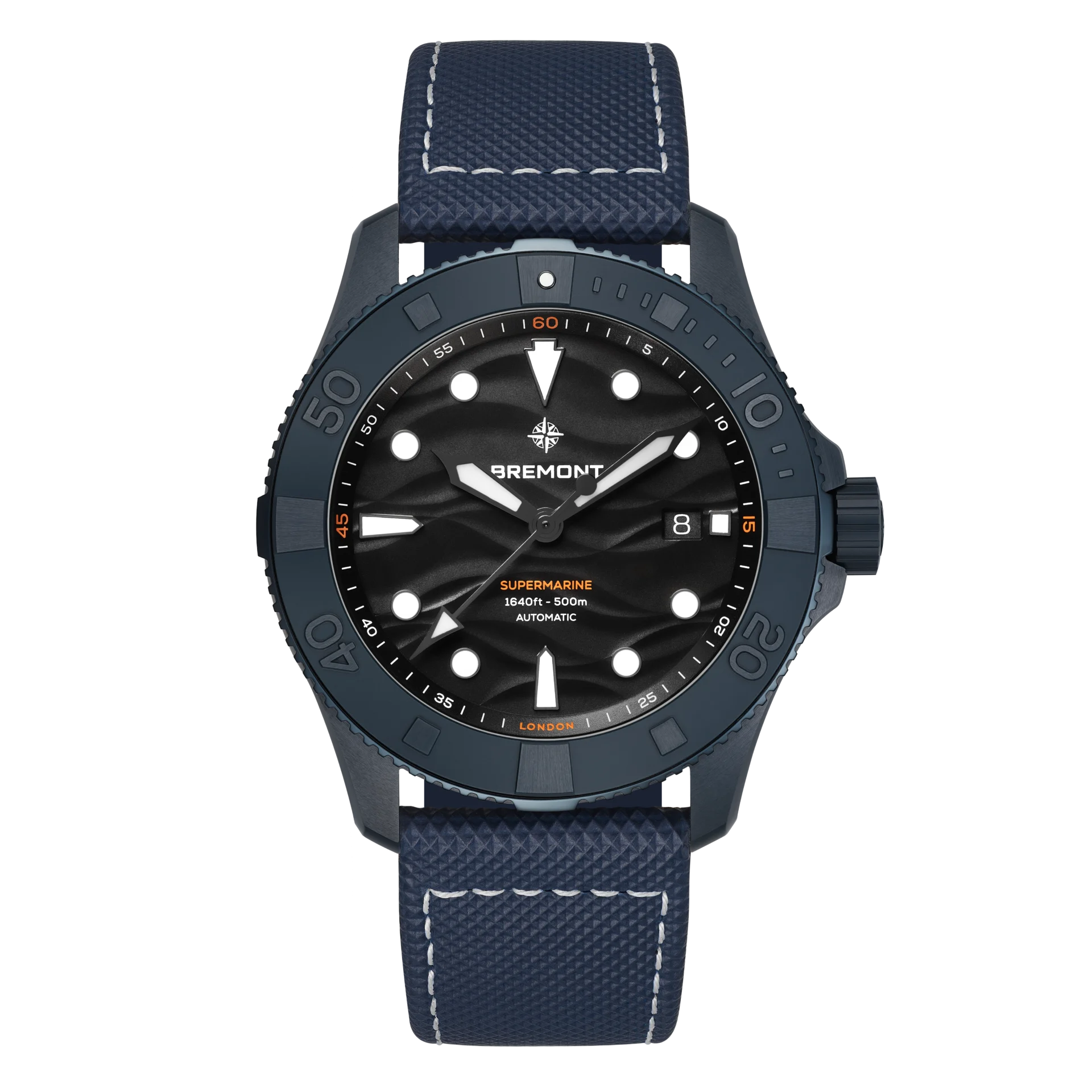 Bremont Supermarine Full Ceramic, Tactical Black, Leather Strap
