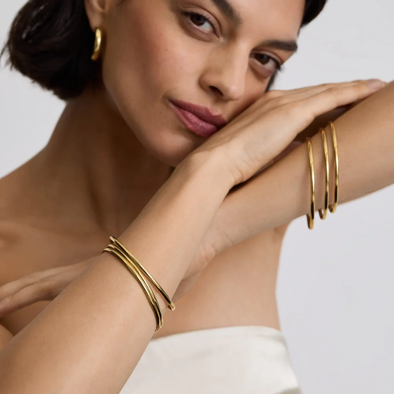 D.Louise Classic Gold Bangle