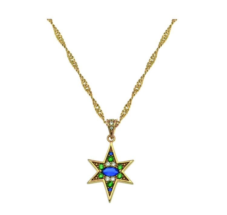 Amelia Scott Nova North Star Pendant Necklace Gold