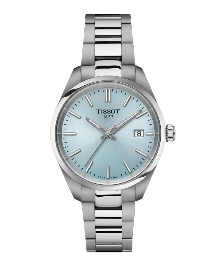 Tissot PR 100 Blue Dial 34mm