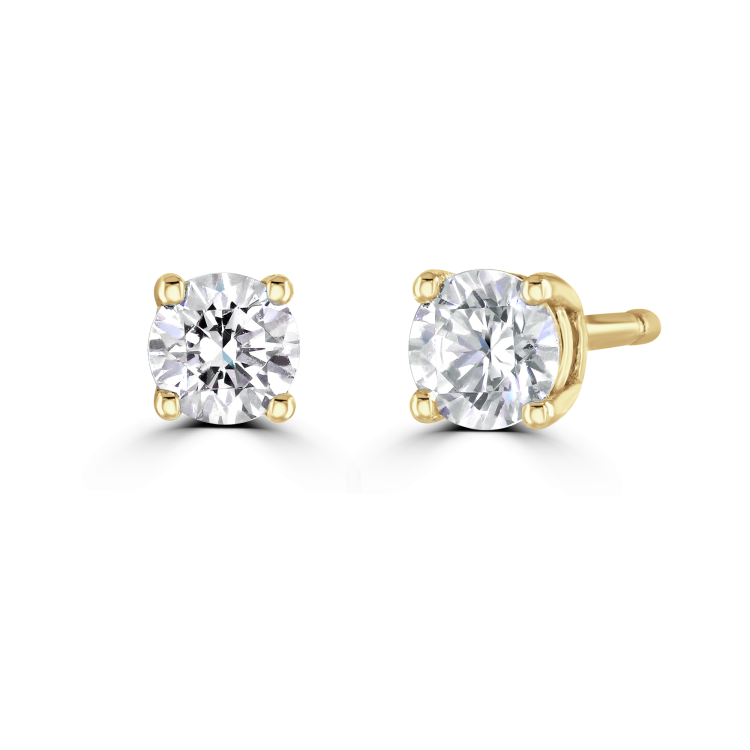 Brown & Newirth Diamond Solitaire Earrings, 0.30ct