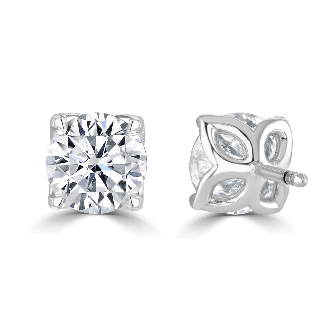 Brown & Newirth Magnolia Solitaire Diamond (Lab-Grown) Earrings, 2.00ct : ER237R200LG