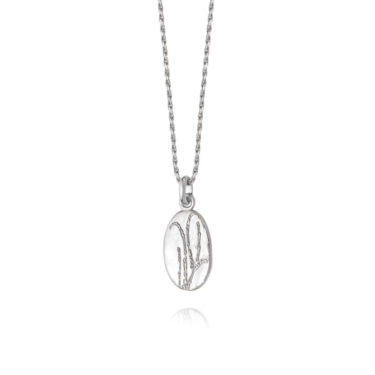 Daisy Lavender Necklace, Sterling Silver: FN07_SLV