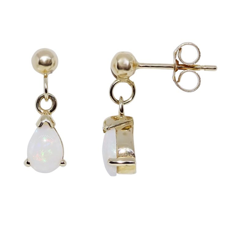 9ct Opal Drop Earrings
