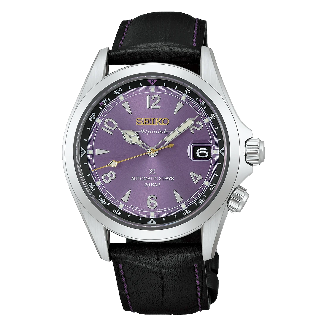 Seiko 145th Anniversary Alpinist Limited Edition Edo Purple HBC006J1