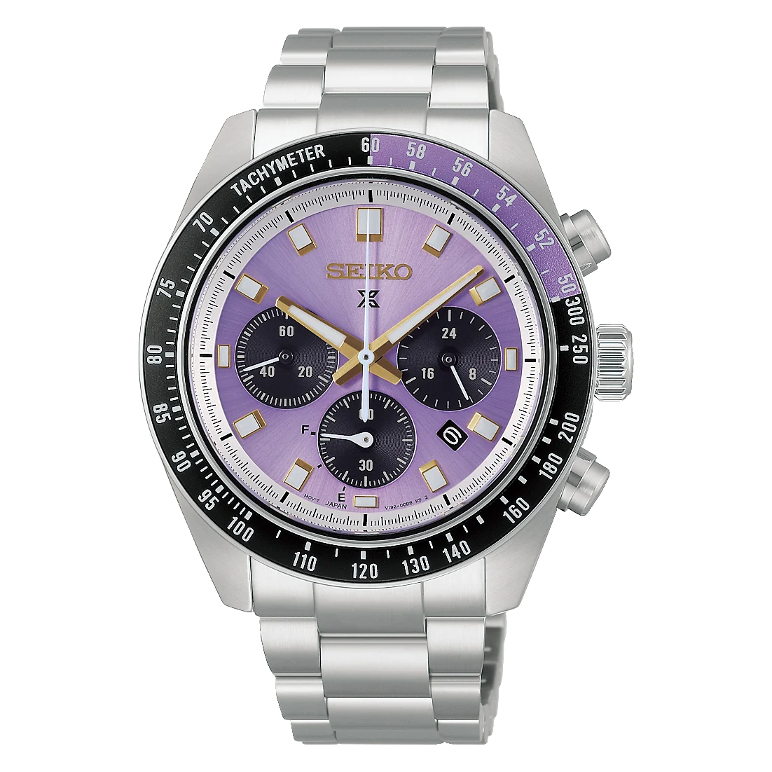 Seiko 145th Anniversary Speedtimer Solar Chronograph Limited Edition Edo Purple HBJ005P1