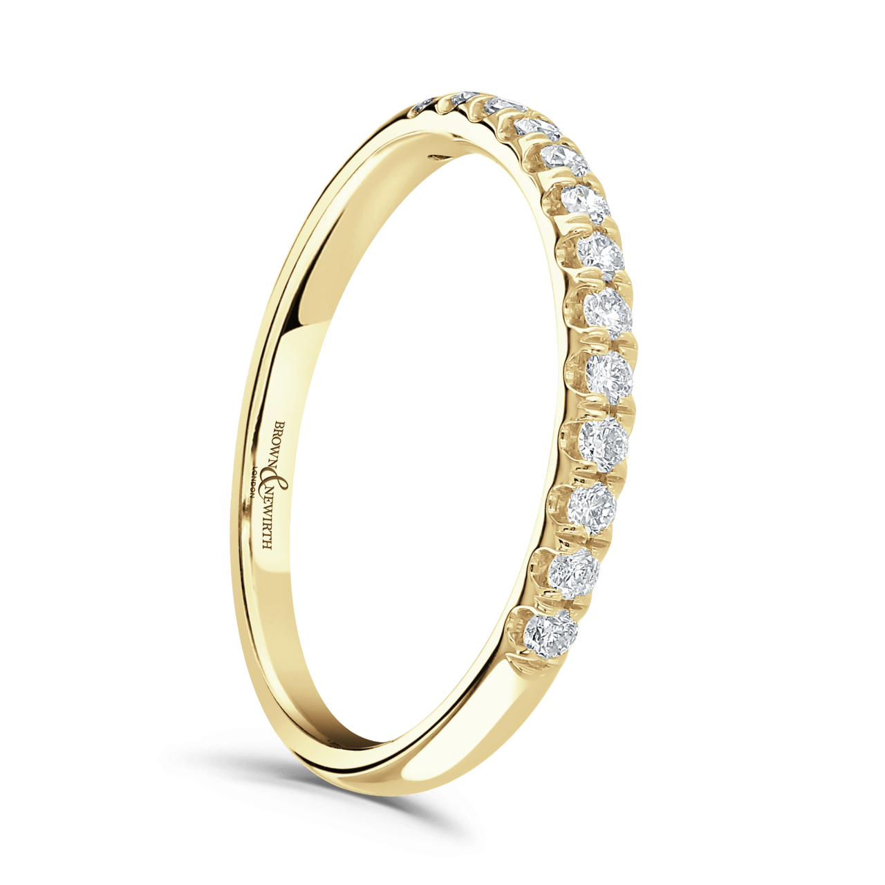 Brown & Newirth Serilda Diamond Half Eternity Ring : HET885
