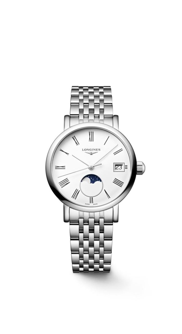 LONGINES ELEGANT COLLECTION MOONPHASEL4.330.4.11.6 L4.330.4.11.6
