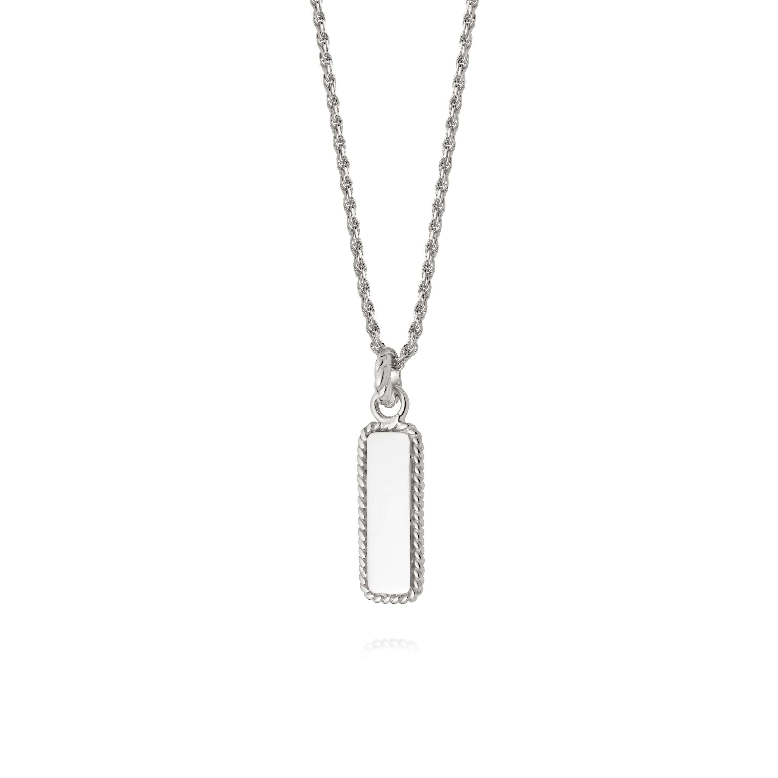 Daisy Stacked Rope Pendant Necklace 