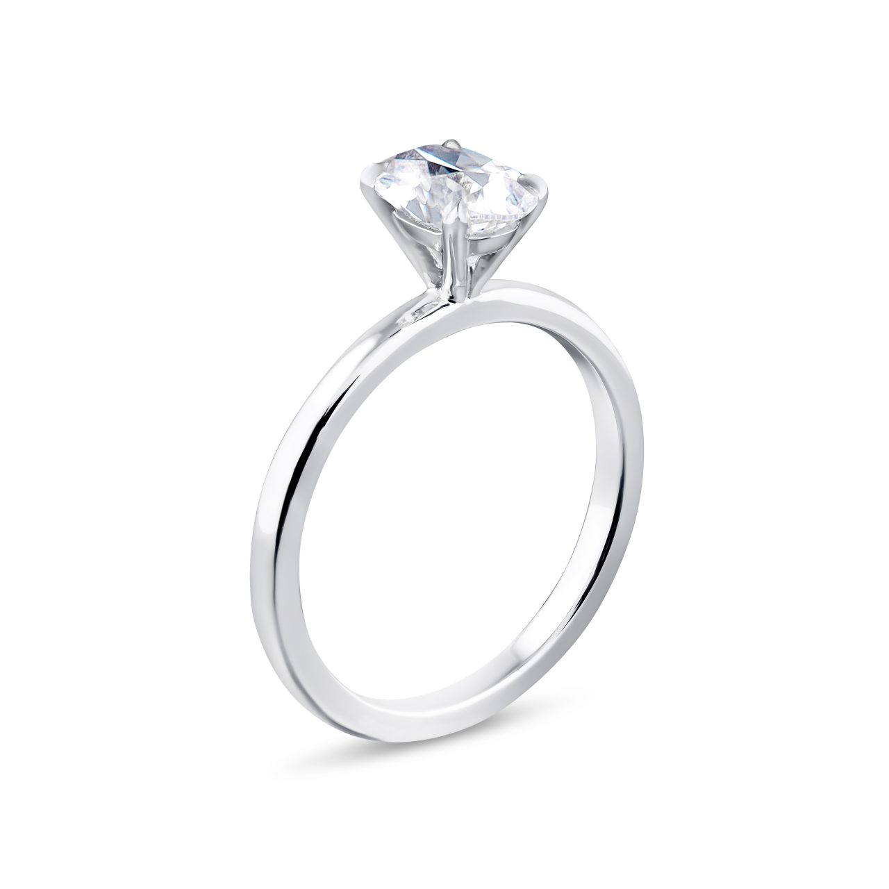 Rivoli Oval Cut Diamond (Lab-Grown) Engagement Ring, 2.04ct : 0165051