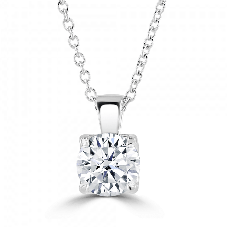 Magnolia Solitaire Diamond (Lab-Grown) Pendant, 1.00ct