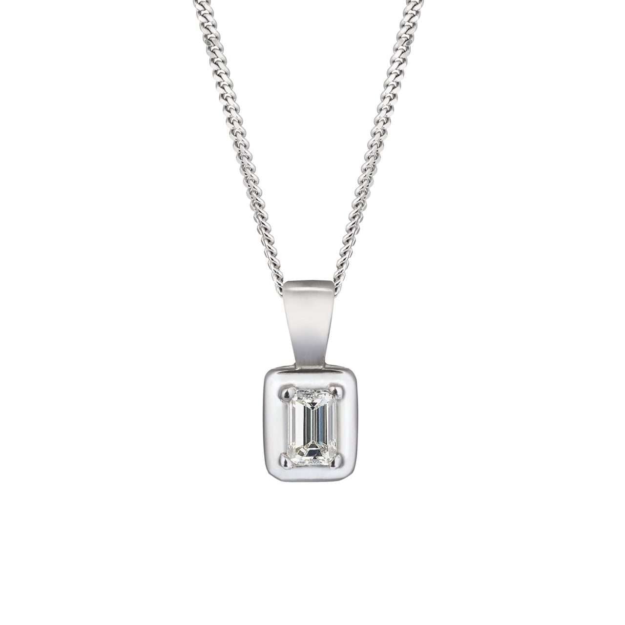 Rivoli Diamond Pendant