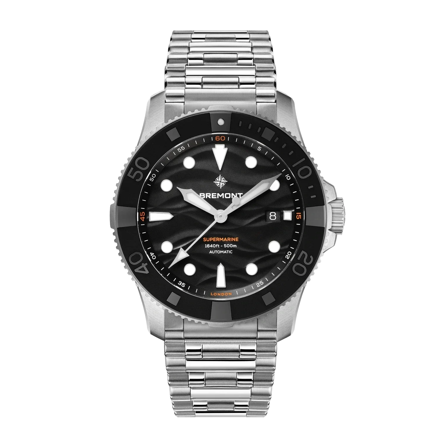 Bremont Supermarine 500m, Black Dial, Bracelet