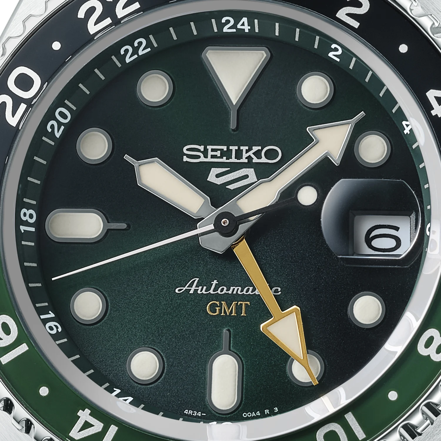 Seiko 5 Sports SKX GMT Bi Colour Green SSK035K1
