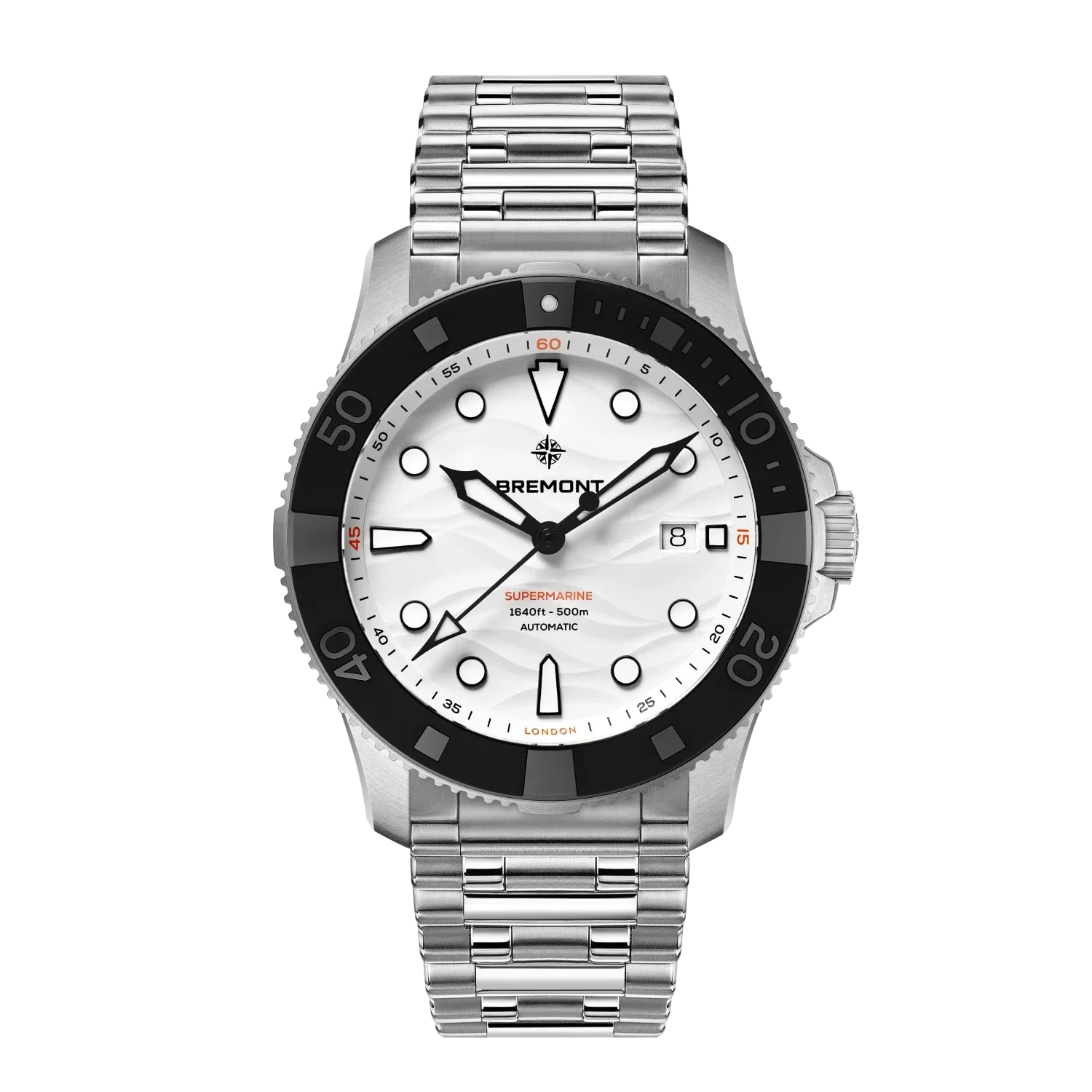 Bremont Supermarine 500m, Polar White, Bracelet