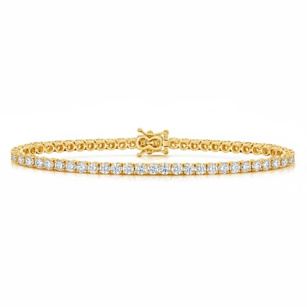 9ct Gold Diamond Tennis Bracelet, 2.07ct