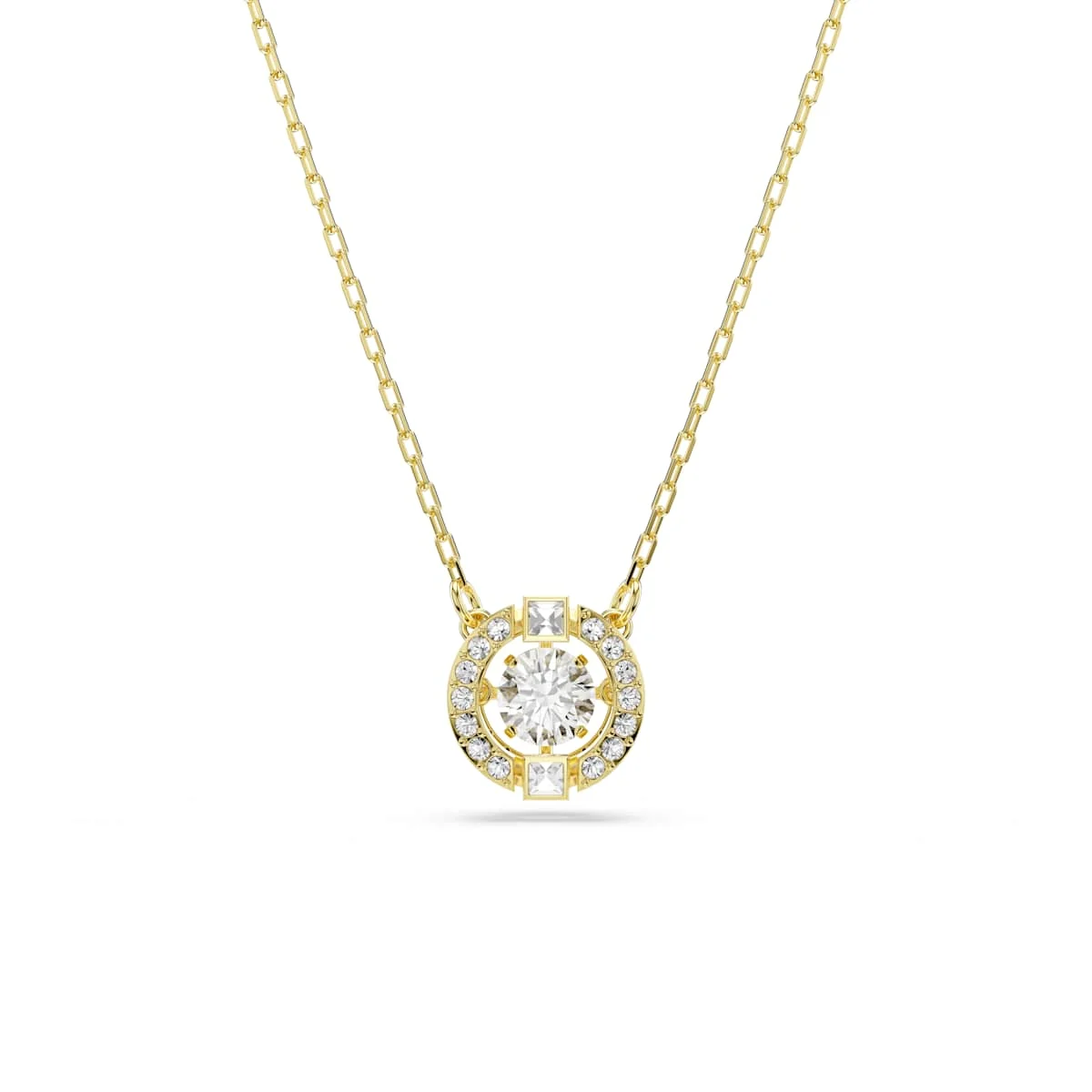 Swarovski Una Angelic pendant Mixed cuts White 18ct gold finish