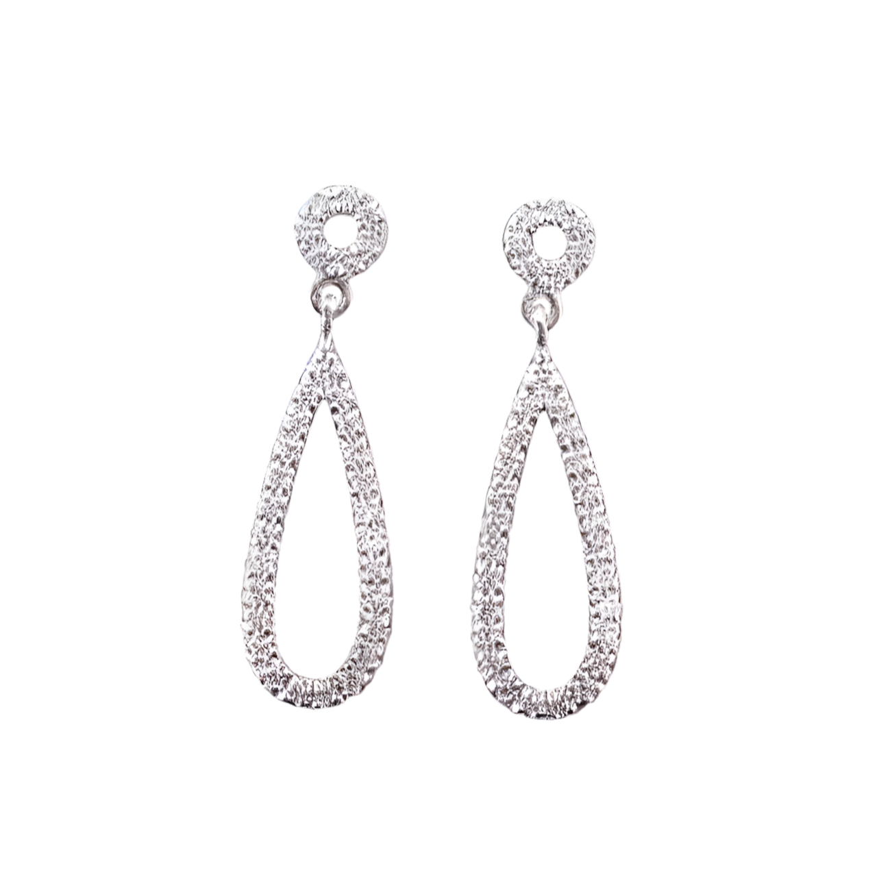 Rivoli 18ct White Gold Diamond Drop Earrings