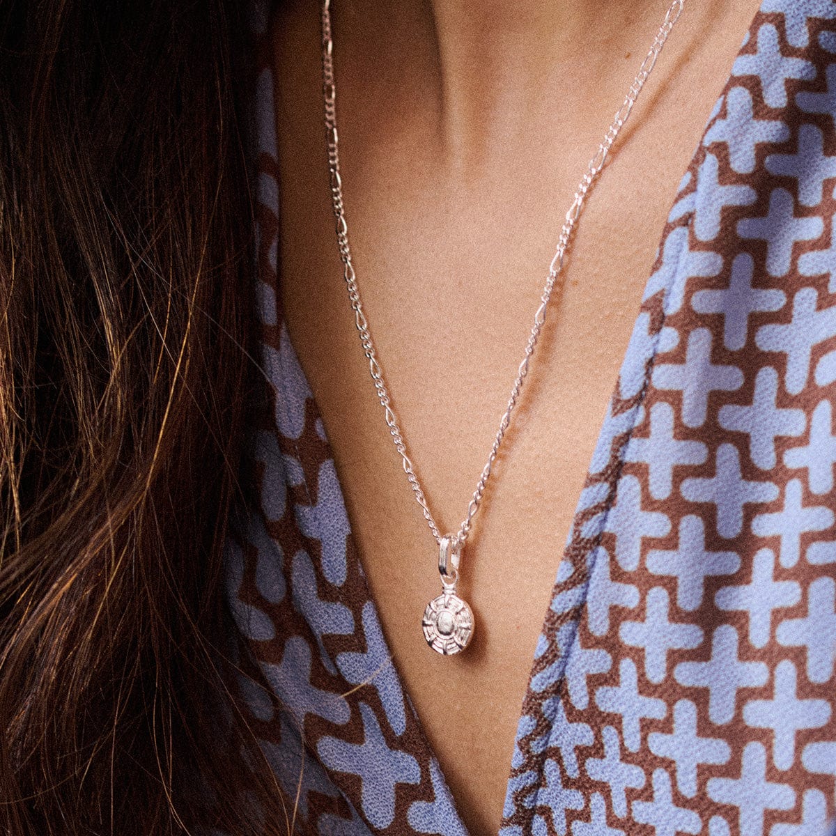 Daisy Apollo Pendant Necklace Sterling Silver