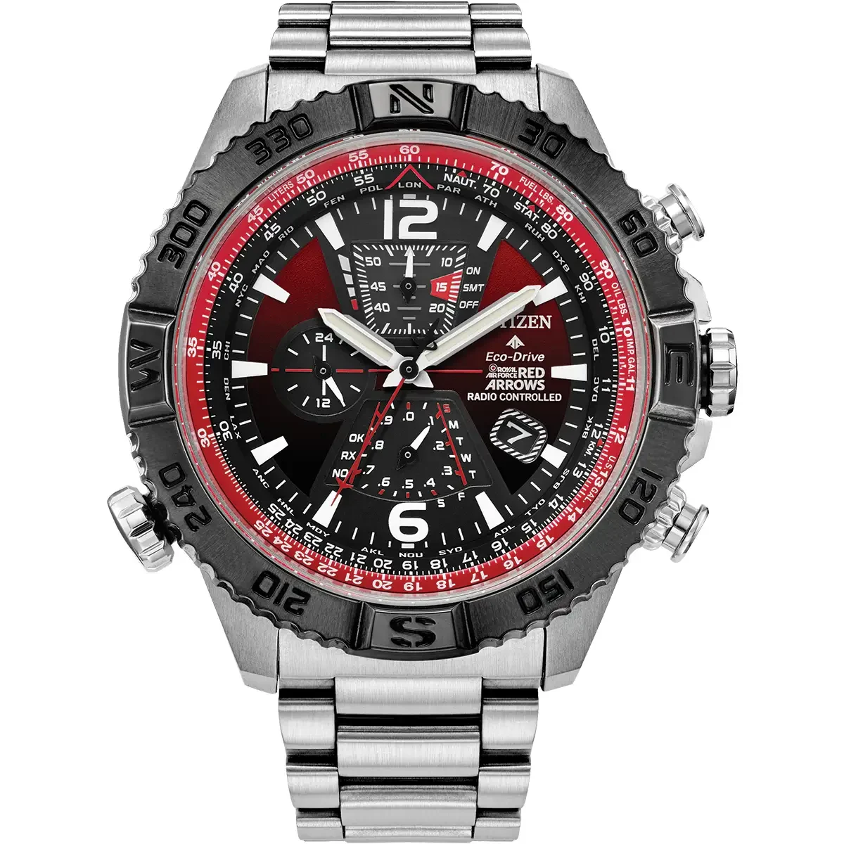 Citizen Red Arrows Navihawk A.T Atomic Timekeeping