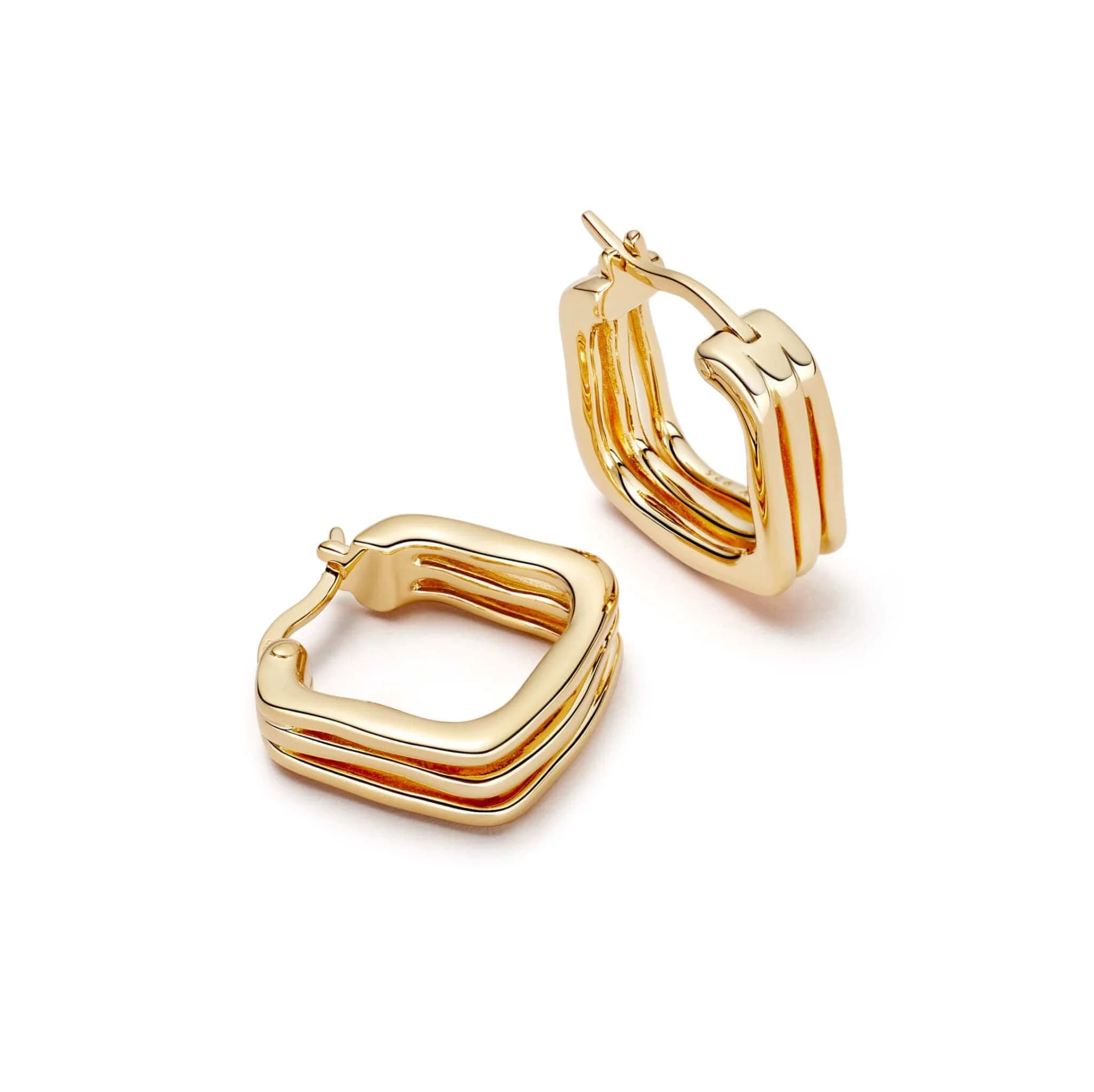 Daisy Estée Lalonde Sisterhood Hoop Earrings, Gold Plated