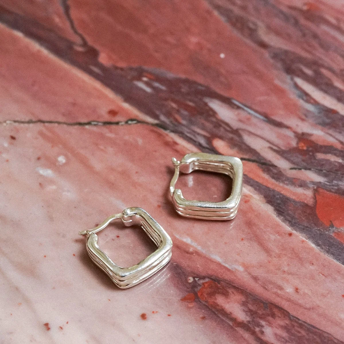 Daisy Estée Lalonde Sisterhood Hoop Earrings, Sterling Silver
