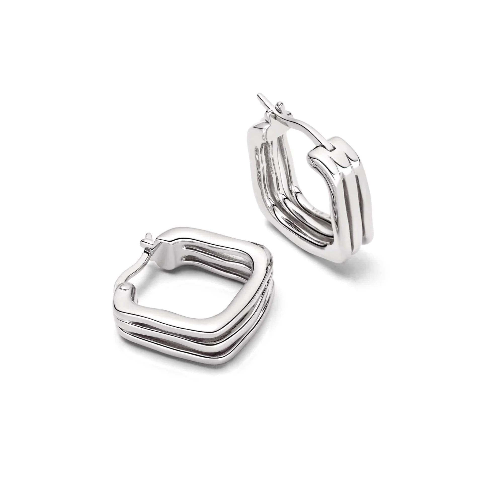 Daisy Estée Lalonde Sisterhood Hoop Earrings, Sterling Silver