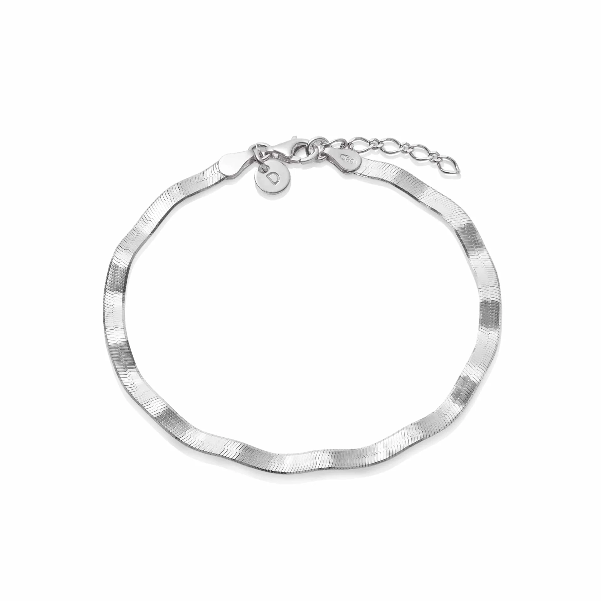 Daisy Estée Lalonde Wavy Snake Bracelet, Sterling Silver
