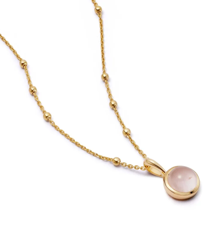 Daisy London Healing Stone Necklace, 18ct Gold Plate