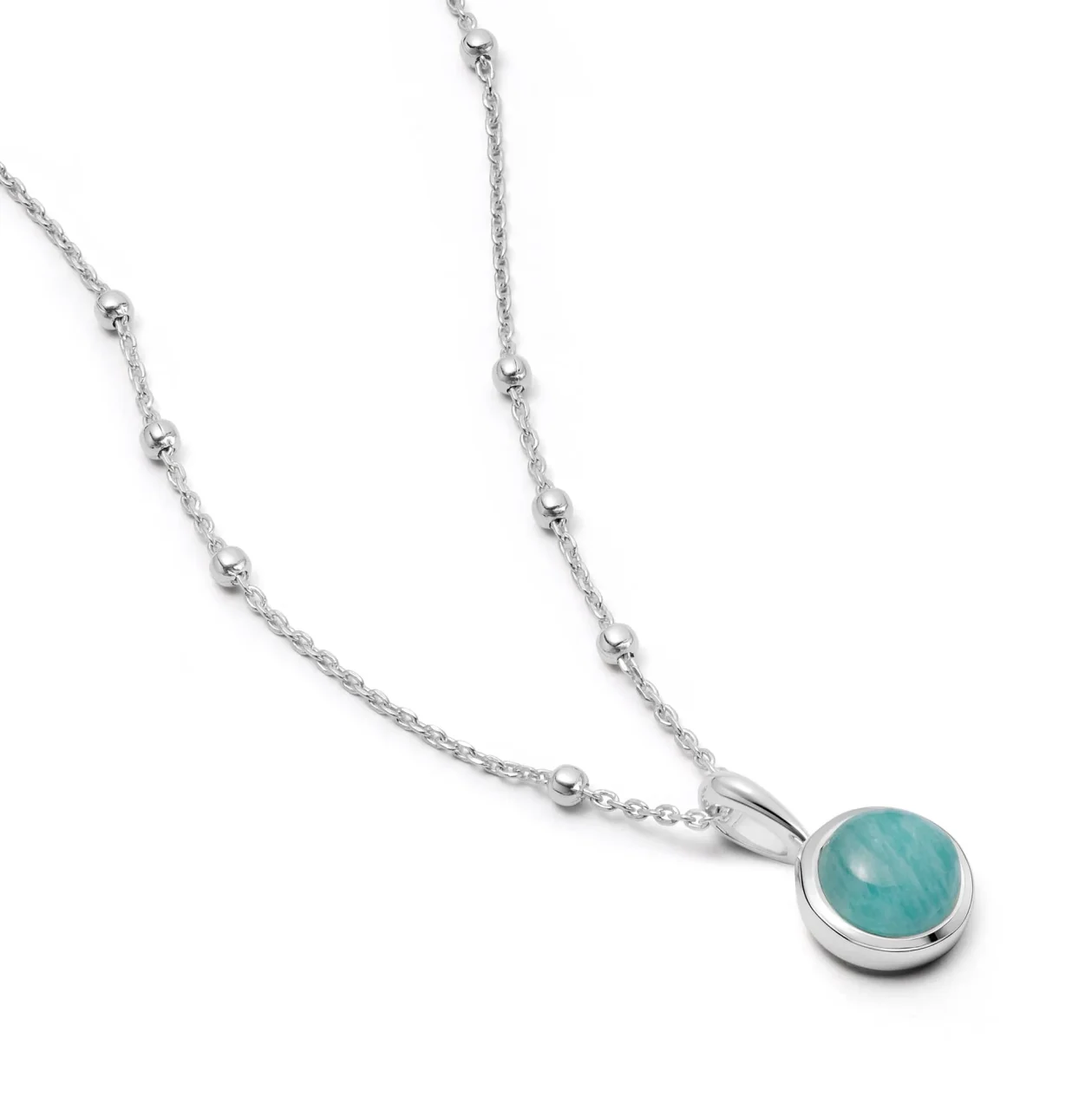 Daisy London Healing Stone Necklace, Sterling Silver
