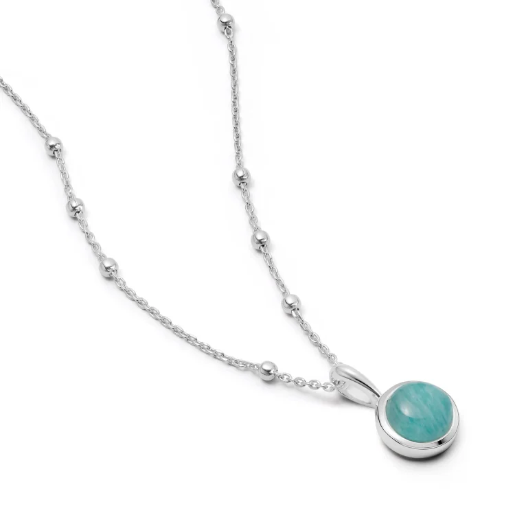 Daisy London Healing Stone Necklace, Sterling Silver