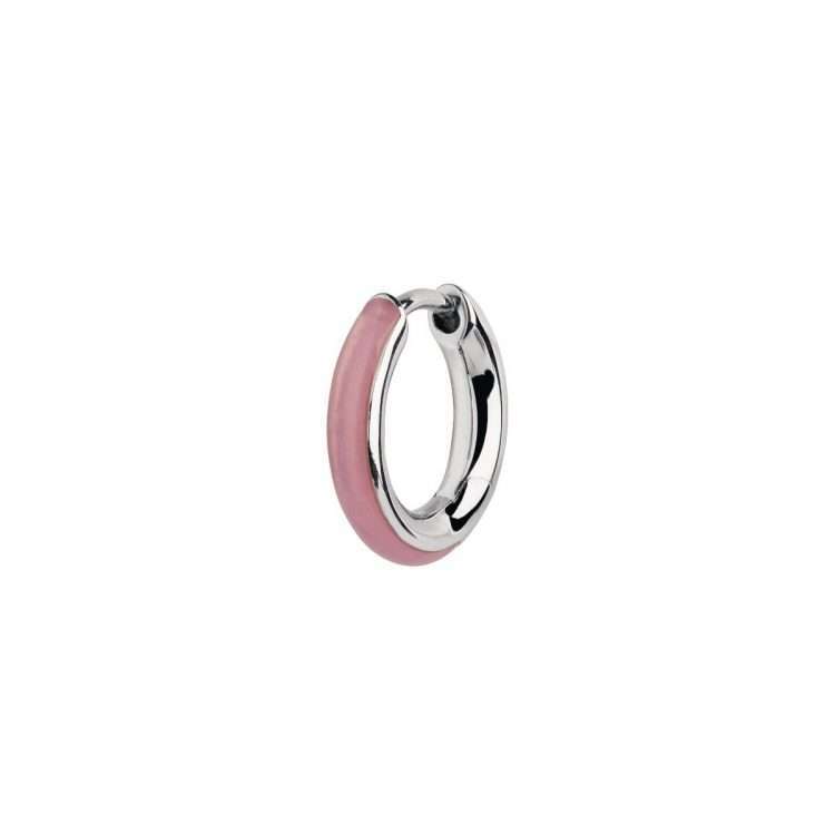 Maria Black Kate Lilac Silver Huggie Hoop Earring