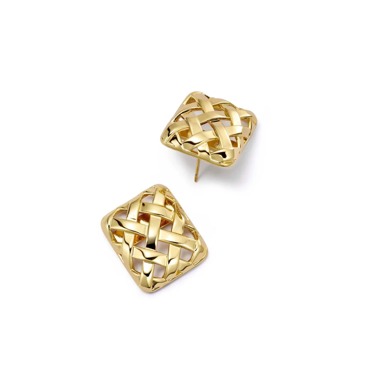 Daisy x Polly Sayer Woven Mini Earrings : SPE21_GP