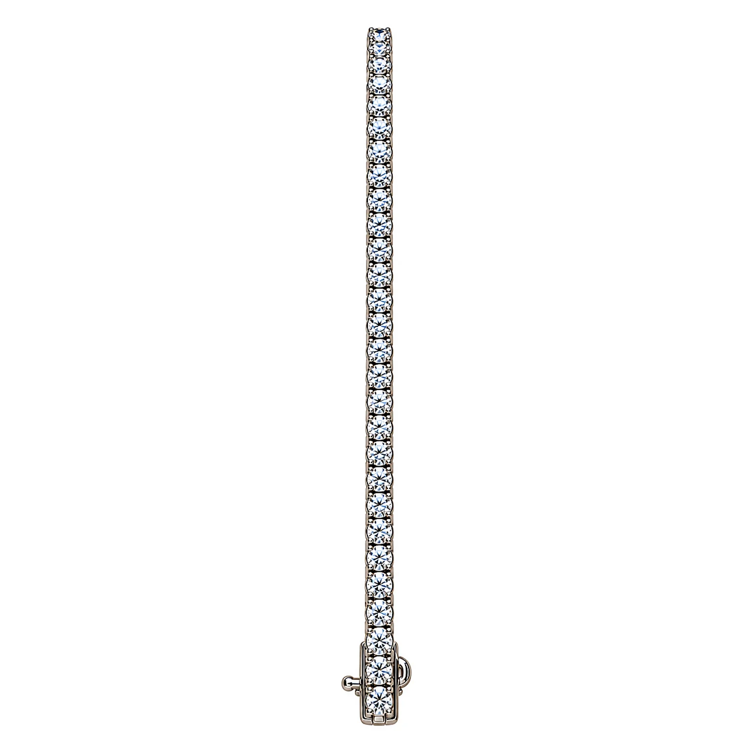Platinum Brilliant Cut Diamond (Lab-Grown) Tennis Bracelet, 5.04ct